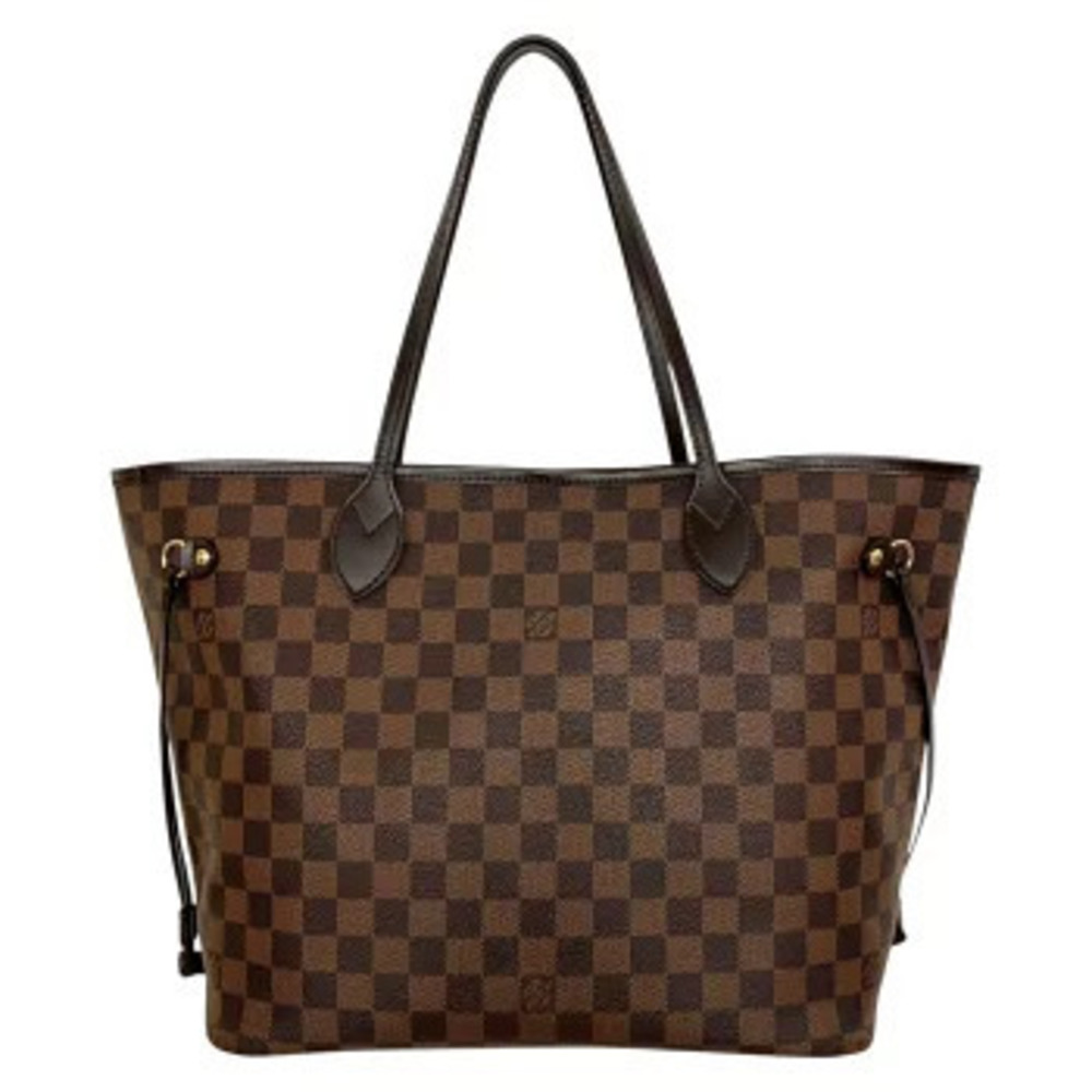 LOUIS VUITTON Damier Neverfull Tote Bag Brown Shoulder
